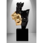 scultura-in-resina-busto-di-amazzone-oro-argento (3)