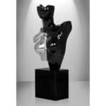 scultura-in-resina-busto-di-amazzone-oro-argento (5)