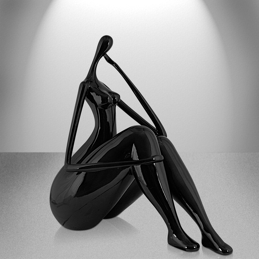 Scultura in resina quiete grande - immagine 4