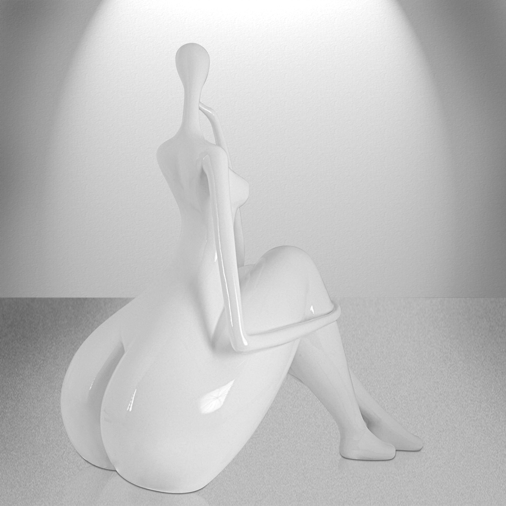 Scultura in resina quiete grande - immagine 7