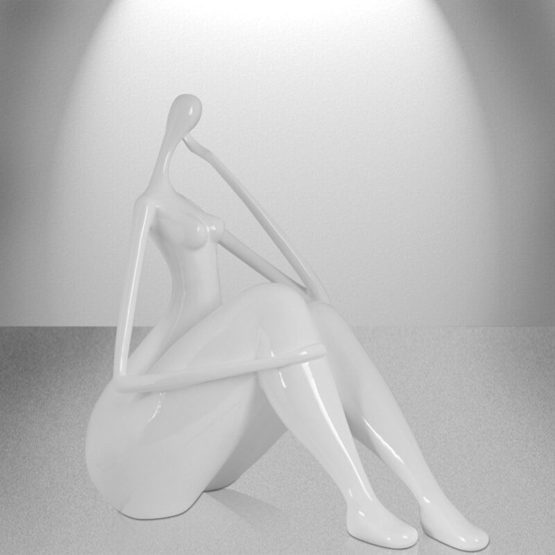 Scultura in resina quiete grande - immagine 8