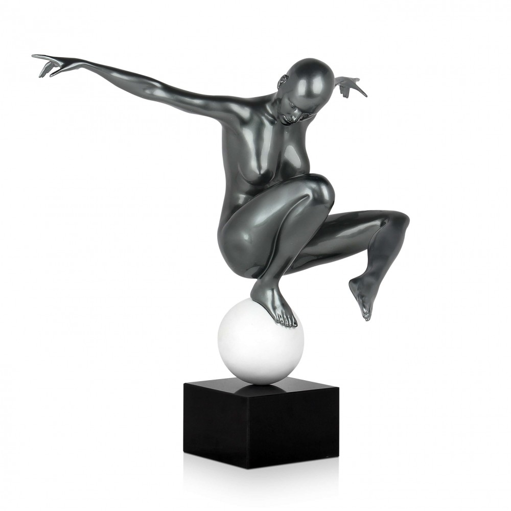Scultura in resina Woman Sphere - immagine 2