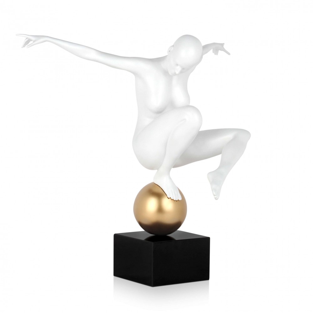 Scultura in resina Woman Sphere - immagine 9