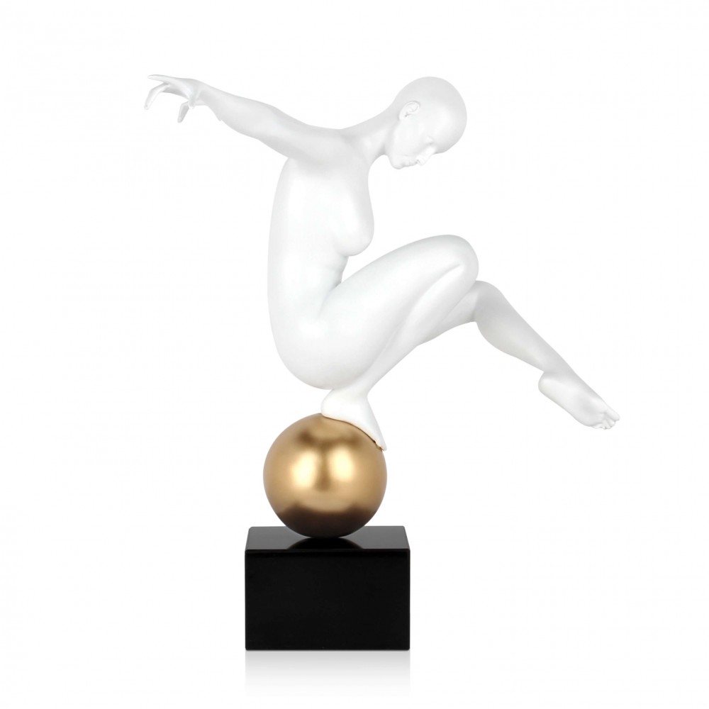 Scultura in resina Woman Sphere - immagine 10