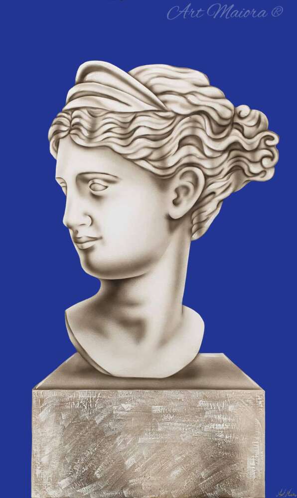 Quadro "eterno amore" blu - Art Maiora (set due pezzi) - immagine 2