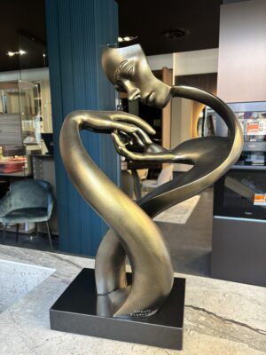 scultura-in-resina-bronzo-e-nero-l'origine-del-pensiero (2)