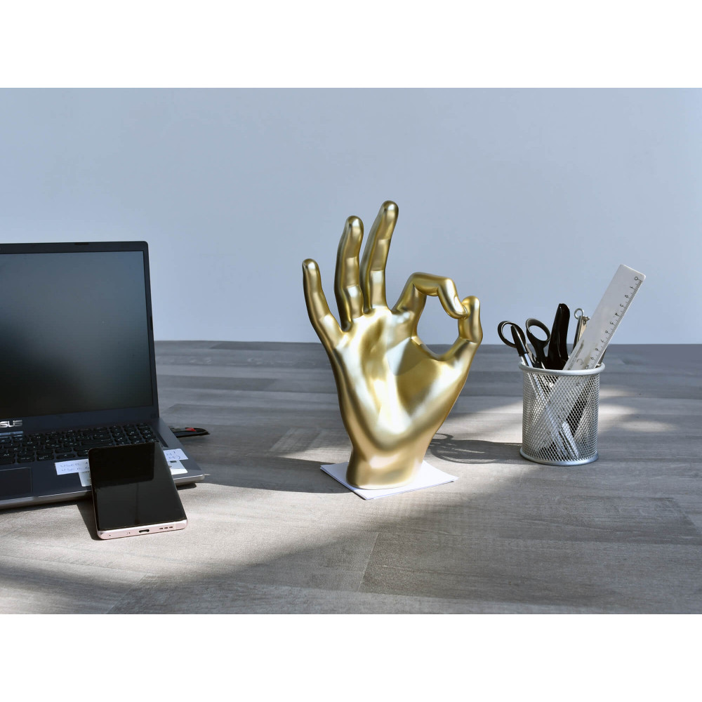 Scultura in resina Mano - immagine 10