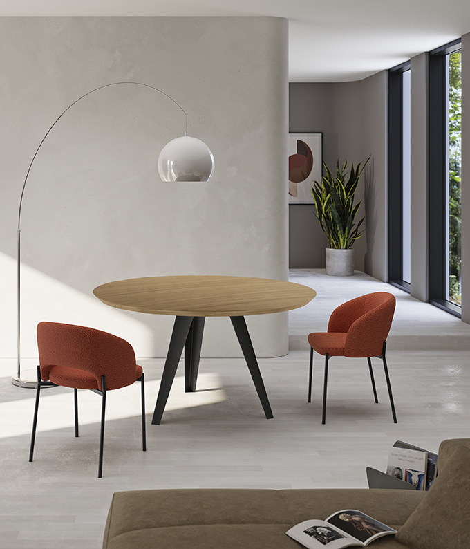 Tavolo tondo Henry Stones