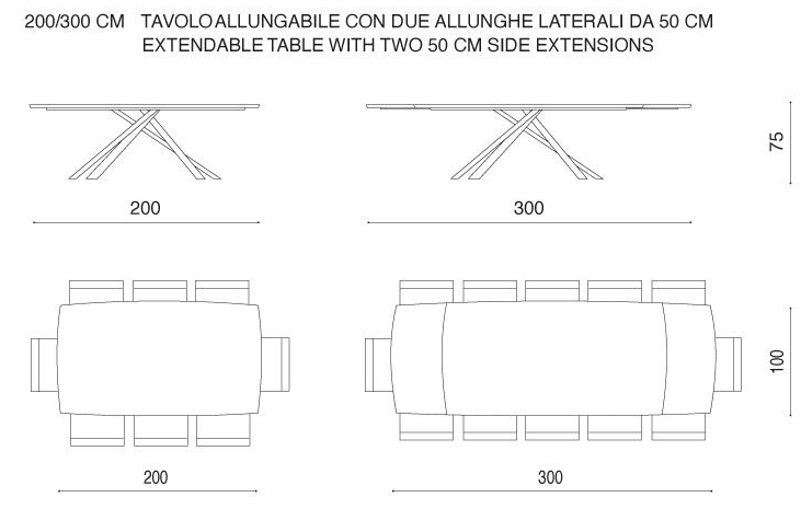 Tavolo Floyd allungabile - Capodarte - immagine 7