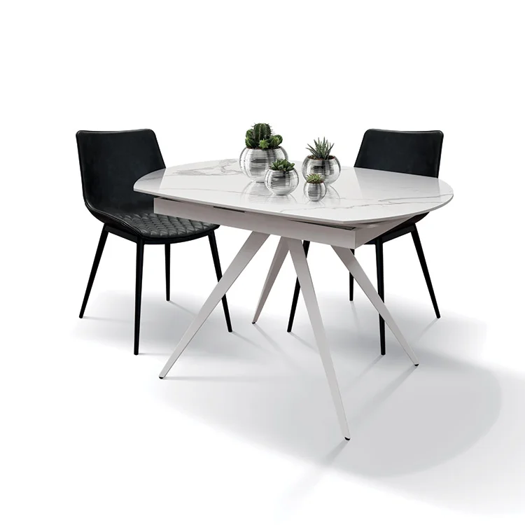 Tavolo Milano a botte allungabile ceramica 120/180 cm - immagine 2