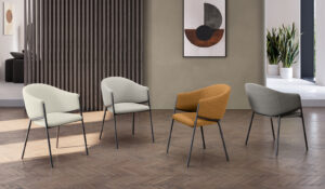 sedia-medea-ocra-tessuto-stones-grigio-chiaro-avorio
