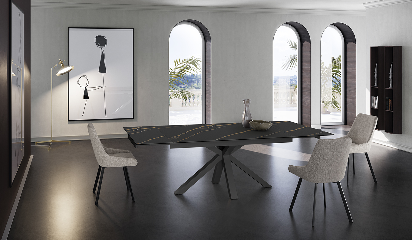 Tavolo rettangolare ceramica 1 - Stones - immagine 9