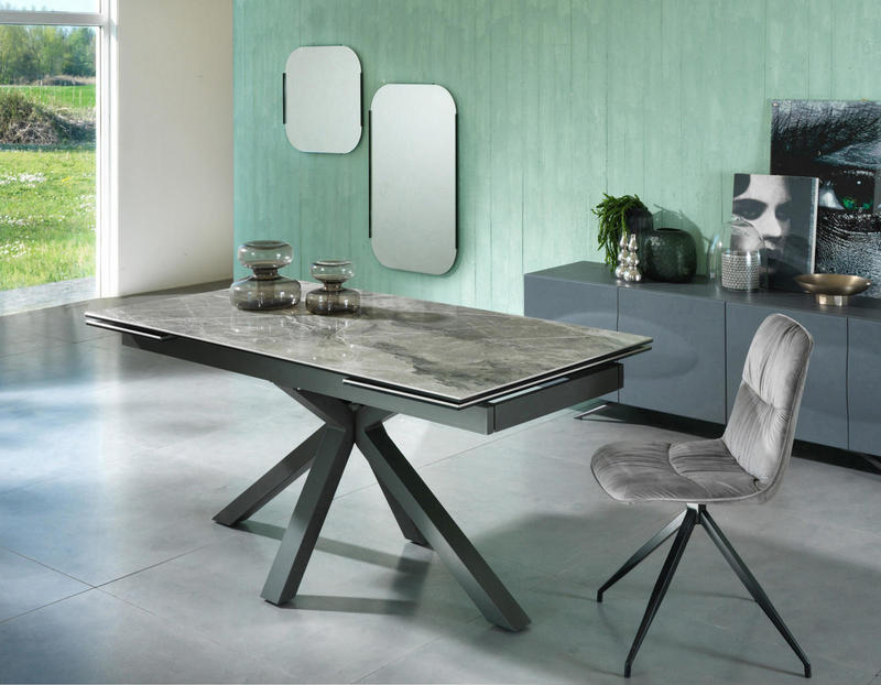 Tavolo rettangolare ceramica 1 - Stones - immagine 4