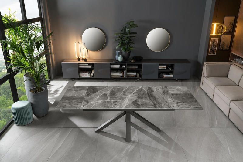 Tavolo rettangolare ceramica 1 - Stones - immagine 5