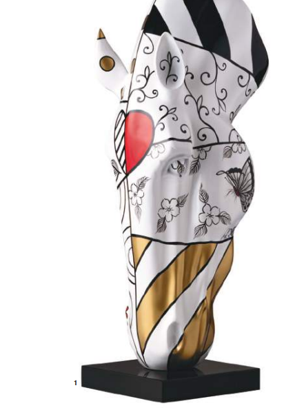 Scultura med romantic horse - Ambienti Glamour