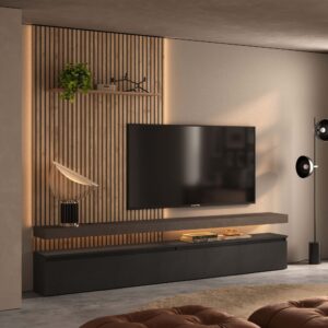 parete-tv-boiserie-cannettata-mensolone-legno-rovere-cadiz-lava