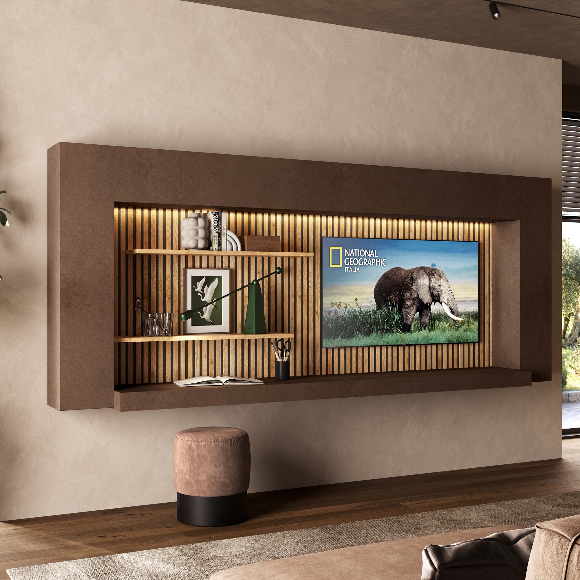 parete-tv-soggiorno-attrezzata-pannello-boiserie-legno-rovere-cadiz-bronzo (1)