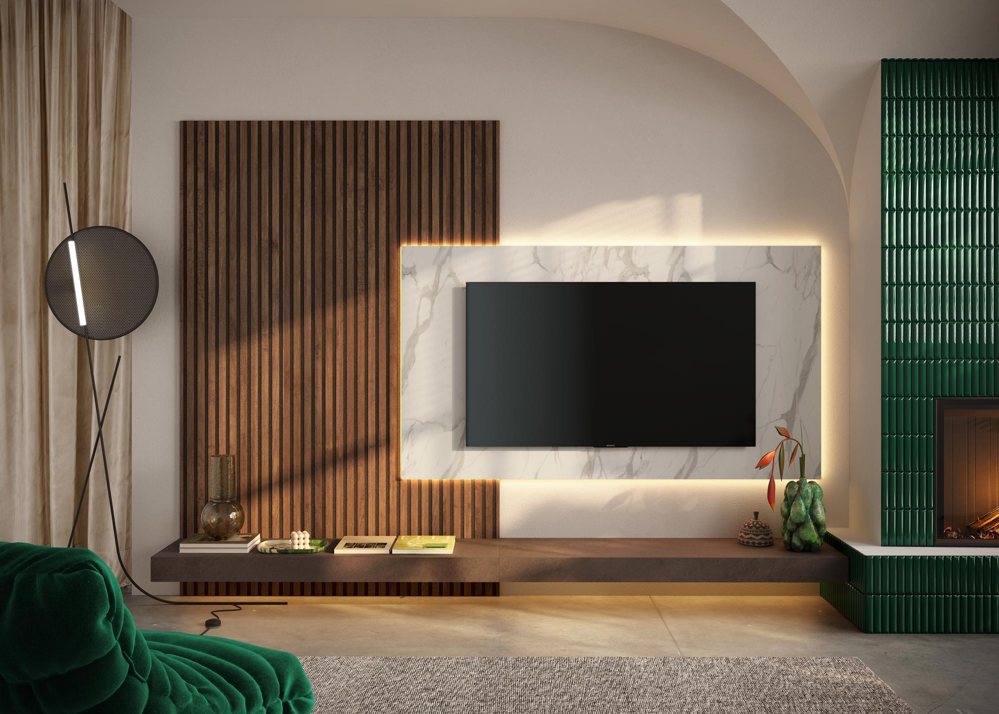 parete-tv-soggiorno-boiserie-cannette-pannello-marmo-bianco-composizione-224 (2)