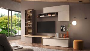 parete-tv-soggiorno-legno-rovere-beige-anta-vetro-vetrina (2)