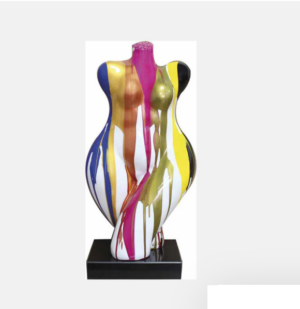 scultura-in-resina-busto-colorato-copper-lady-ambienti-glamour