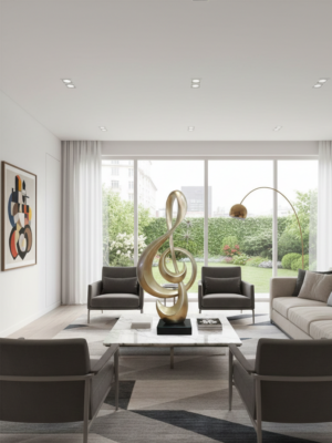 scultura-in-resina-chiave-di-sol-nota-musicale-oro-ambienti-glamour-