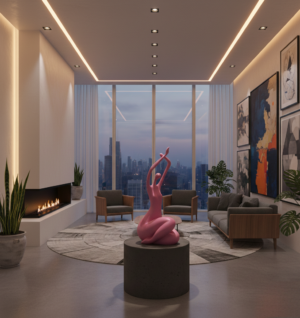 scultura-in-resina-risveglio-piccolo-rosa-
