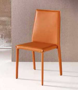 sedia-lory-similcuoio-arancione-grigio-chiaro-grigio-scuro-marrone