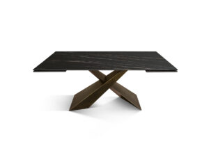 tavolo-rettangolare-marmo-nero-venato-opaco-gambe-X-bronzo (3)