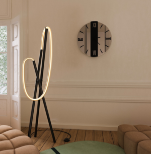 orologio-da-parete-specchio-fumè-fascia-nera-meridiano-design-