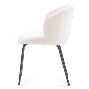 sedia-poltroncina-seduta-tessuto-beige-chiaro-struttura-metallo-nero (1)