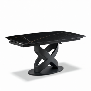 tavolo-a-botte-gres-marmo-nero-venato-sahara-noir-struttura-nera-convivio- (2)