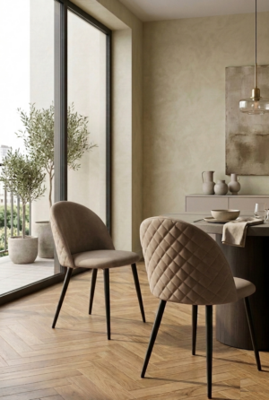 sedia-eggy-target-point-cammello-tortora