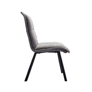 sedia-imbottita-tessuto-trapuntata-cuscinoni-beige-grigio-struttura-metallo-nero (2)