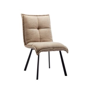 sedia-imbottita-tessuto-trapuntata-cuscinoni-beige-grigio-struttura-metallo-nero (7)