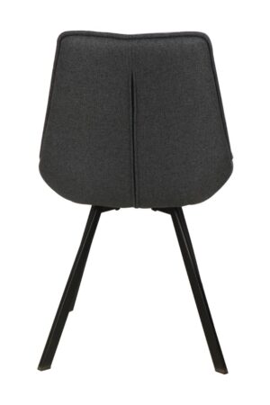 sedia-imbottita-tessuto-trapuntato-a-quadri-giallo-grigio-marrone-struttura-metallo-nero (5)