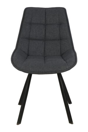 sedia-imbottita-tessuto-trapuntato-a-quadri-giallo-grigio-marrone-struttura-metallo-nero (9)