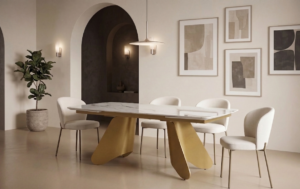 tavolo-a-botte-gres-ceramica-calacatta-gold-lucido-struttura-metallo-oro-bilbao-tavolo-design (4)