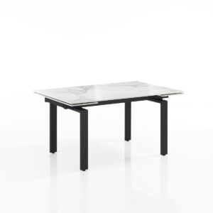 tavolo-rettangolare-allungabile-ceramica-gres-140cm-estendibile-fino-a-200cm-ceramica-bianco-silver-lucido-carrara-struttura-metallo-nero (1)