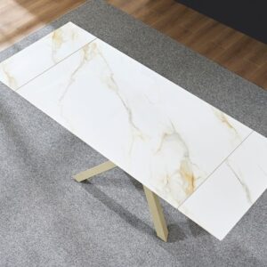 tavolo-rettangolare-gres-ceramica-calacatta-gold-lucido-struttura-metallo-champagne (3)
