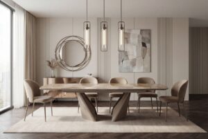 tavolo-a-botte-allungabile-180cm-kaleido-ceramica-chocolate-lucido-struttura-metallo-tortora-design (2)