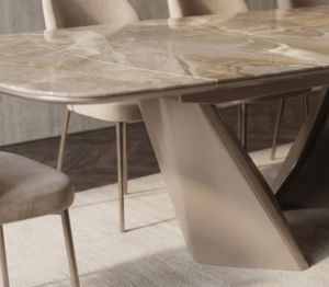 tavolo-a-botte-allungabile-180cm-kaleido-ceramica-chocolate-lucido-struttura-metallo-tortora-design (2)