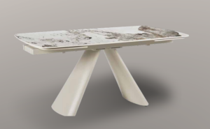 tavolo-a-botte-piano-bianco-lucido-marmorizzato-struttura-cachemire-beige-tavolo-allungabile-160-240cm (2)