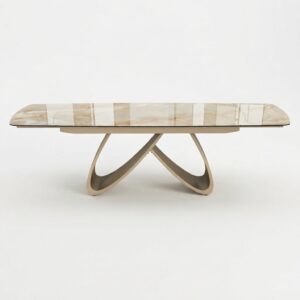 tavolo-a-botte-allungabile-gres-ceramica-onice-gold-lucido-struttura-sabbia-tavolo-a-botte-180cm-allungabile-a-260cm (4)