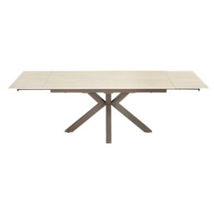 tavolo-rettangolare-allungabile-travertino-opaco-struttura-metallo-tortora-160cm-allungabile-a-240-cm (4)