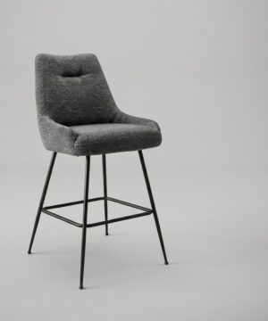 sgabello-cucina-imbottito-tessuto-acquaclean-grigio-antimacchia-pet-friendly-struttura-metallo-nero