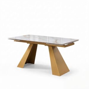 tavolo-rettangolare-allungabile-gres-ceramica-calacatta-gold-lucido-struttura-oro-160cm-240cm (2)