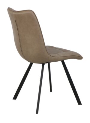 sedia-ecopelle-similpelle-spessorata-grigio-marrone-struttura-metallo-nero (5)