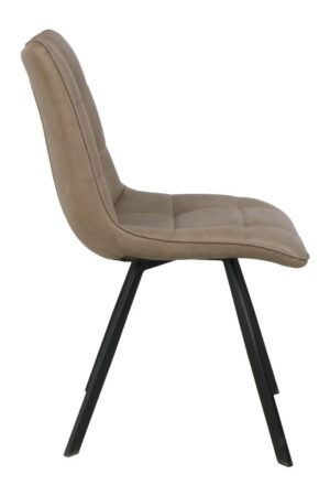 sedia-ecopelle-similpelle-spessorata-grigio-marrone-struttura-metallo-nero (6)