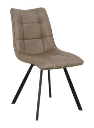 sedia-ecopelle-similpelle-spessorata-grigio-marrone-struttura-metallo-nero (8)