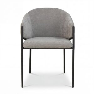 sedia-poltroncina-design-tessuto-grigio-struttura-metallo-nera-armchair-chair-grey (1)